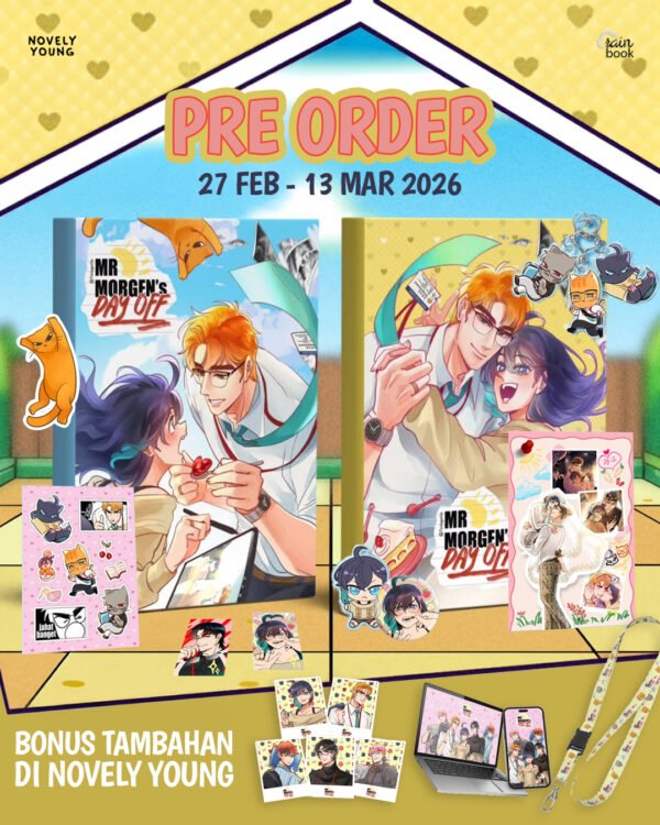 novel komik mr morgen's day off 7aizagatha rainbook publishing gratis packing