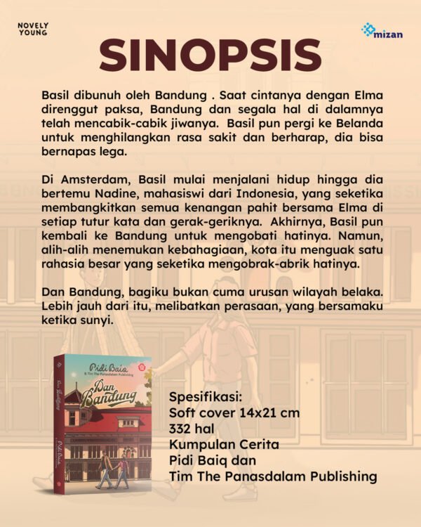 novel dan bandung pidi baiq & tim the panasdalam publishing gratis biaya packing