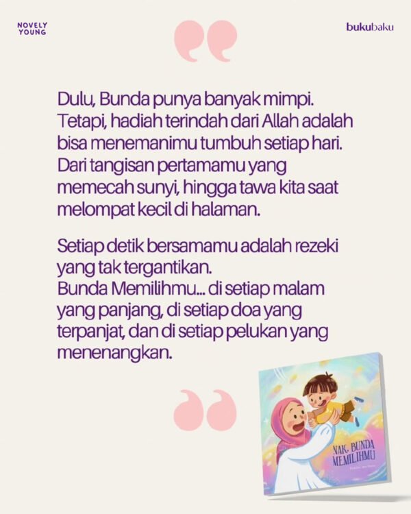 nak, bunda memilihmu buku anak ana riana elrahma publishing gratis biaya packing