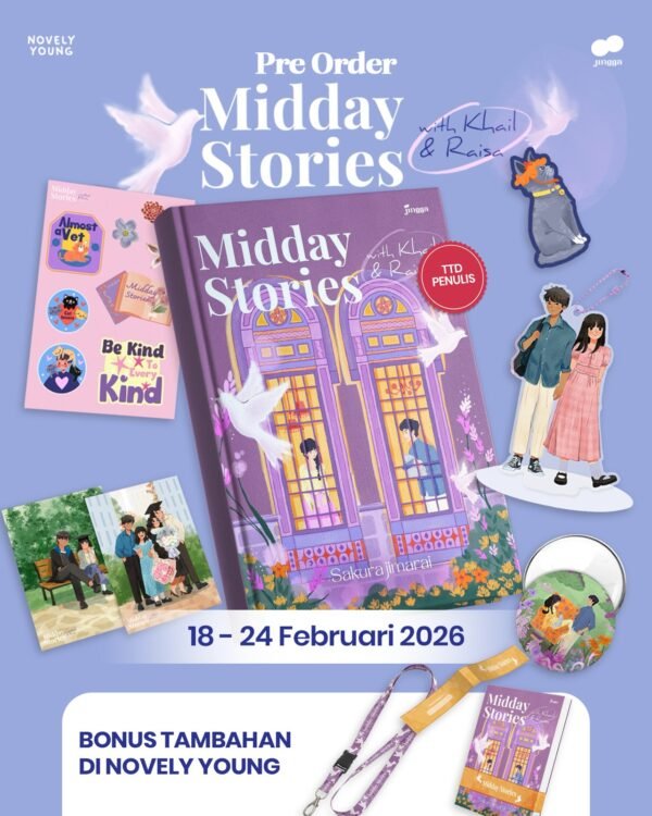 novel midday stories by sakura jimarai jingga