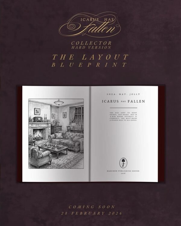novel icarus has falen collector's edition shea may jolly marchen house publishing