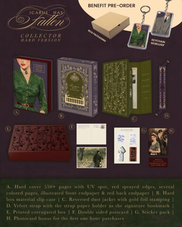 novel icarus has falen collector's edition shea may jolly marchen house publishing