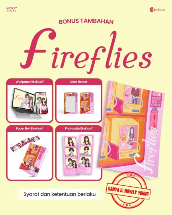 novel fireflies kil bukune gratis biaya packing
