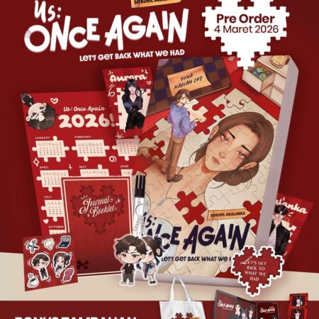 novel us : once again yona nadiah zrf dreamer gratis biaya packing