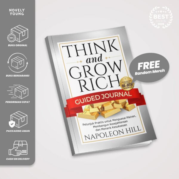think and grow rich guided journal napoleon hill aruna books gratis biaya packing