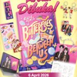 novel butterflies between us by rieke agnes skuad