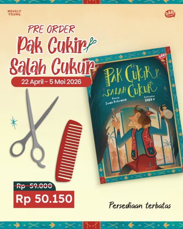buku pak cukir salah cukur iwan yuswandi mizan gratis biaya packing