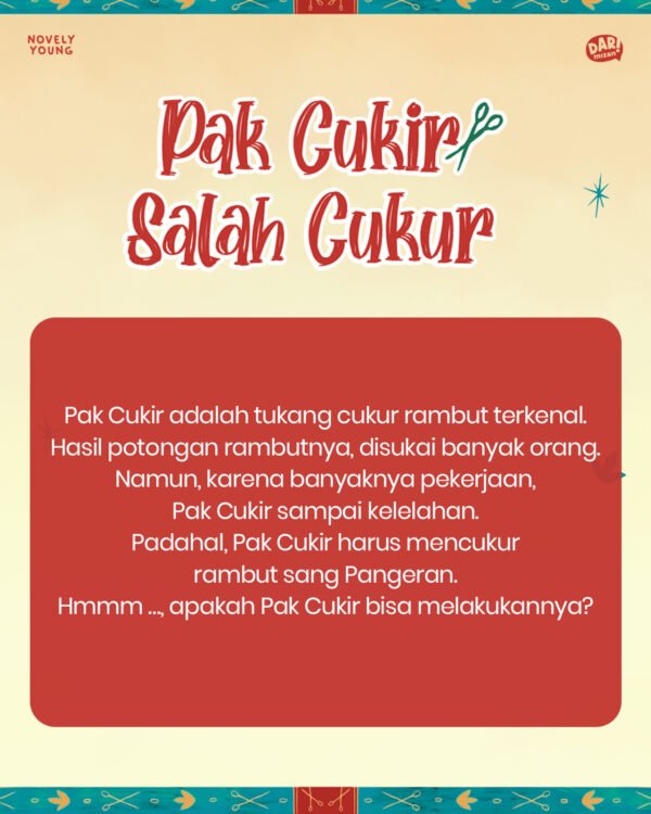buku pak cukir salah cukur iwan yuswandi mizan gratis biaya packing