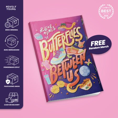 novel butterflies between us by rieke agnes skuad