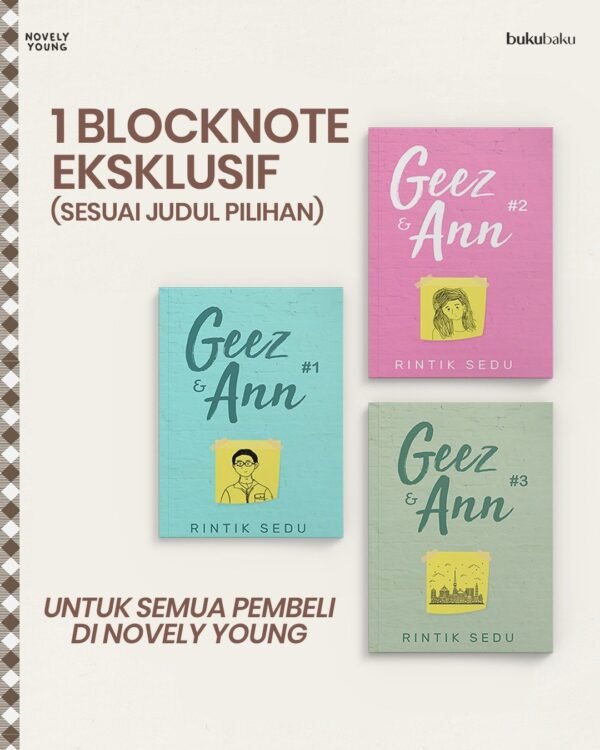 novel geez & ann#1 rintik sedu gagasmedia gratis biaya packing