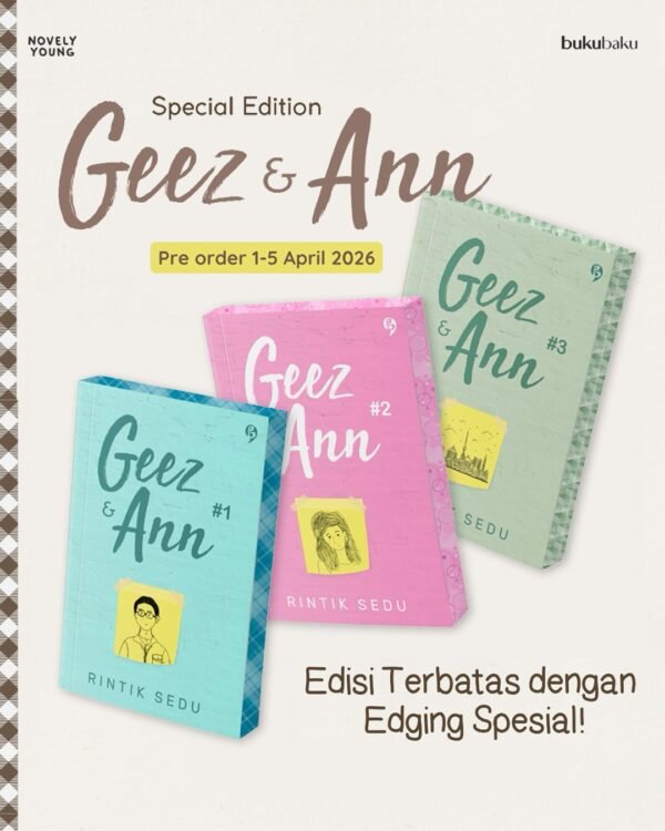 novel geez & ann#1 rintik sedu gagasmedia gratis biaya packing