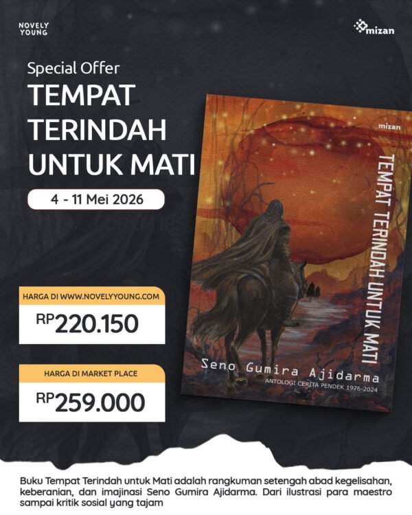 novel tempat terindah untuk mati seno gumira ajidarma mizan gratis biaya packing