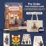 novel toko manisan ajaib amberglow hiyoko kurisu renebook gratis biaya packing