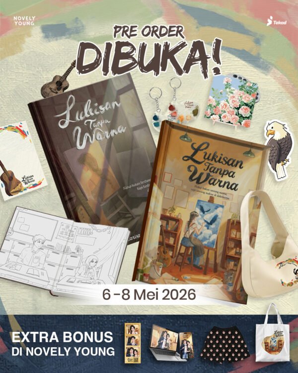 novel lukisan tanpa warna tarisa tekad gratis biaya packing