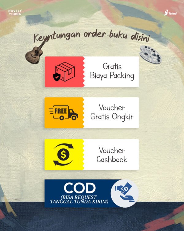 novel lukisan tanpa warna tarisa tekad gratis biaya packing