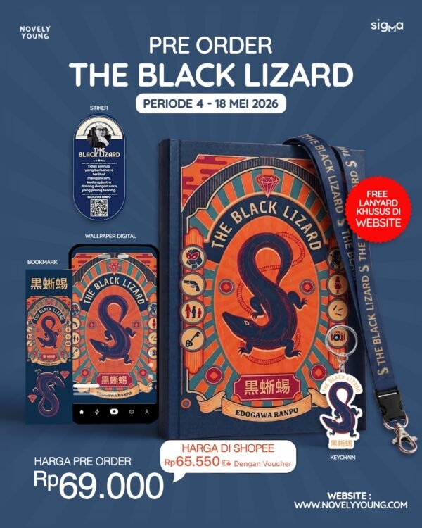 novel the black lizard edogawa ranpo sigma publishing gratis biaya packing