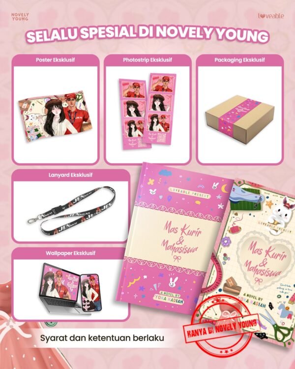novel mas kurir & mahasiswa coretan.nanaz loveable gratis biaya packing