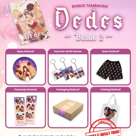 novel dedes babak 2 egestigi akad gratis biaya packing (bonus photostrip)