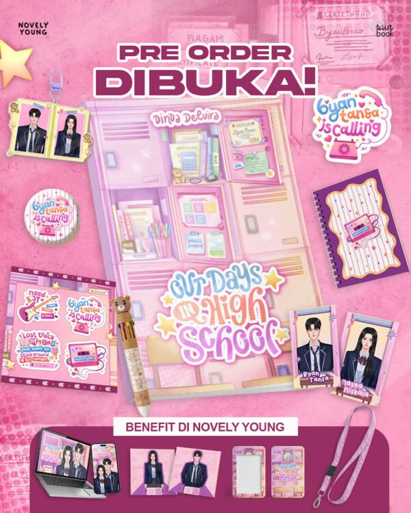 novel our days in high school dinda delvira rainbook publishing gratis biaya packing