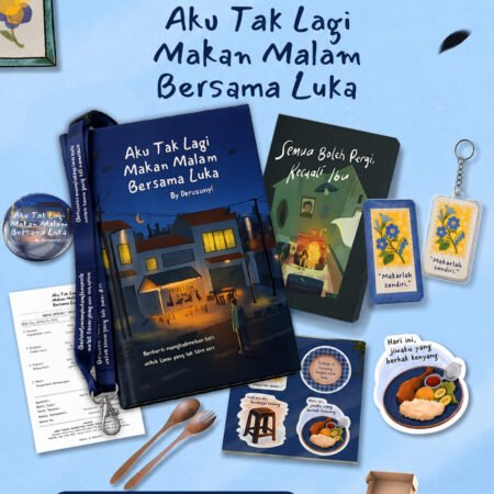 buku aku tak lagi makan malam bersama luka deru sunyi rainbook publishing gratis biaya packing
