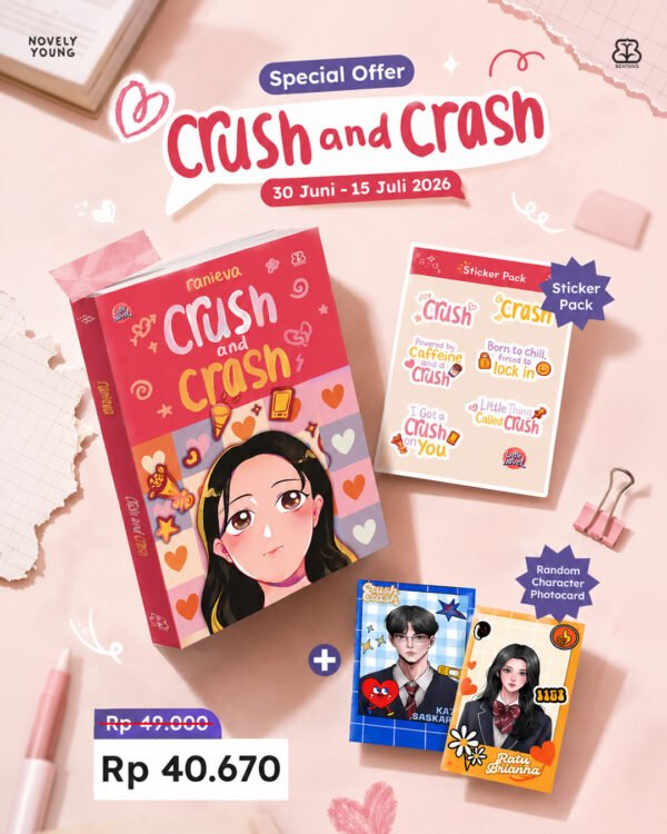 novel crush and crash ranieva bentang pustaka gratis biaya packing