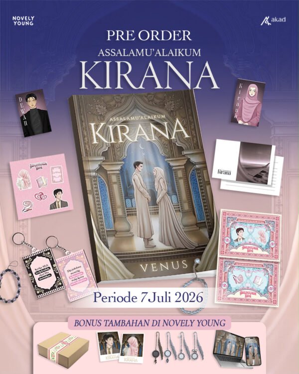 novel assalamu'alaikum kirana pena venus akad gratis biaya packing