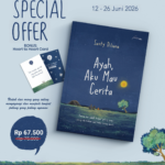 buku ayah, aku mau cerita santy diliana falcon publishing gratis biaya packing