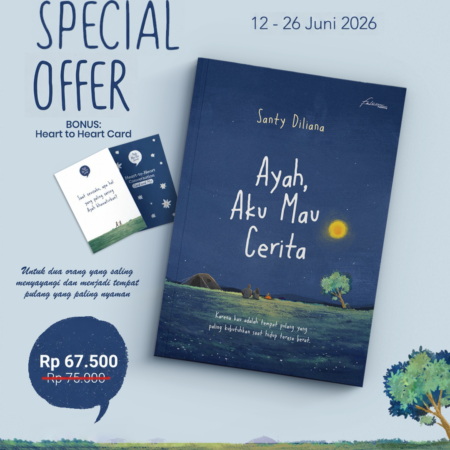 buku ayah, aku mau cerita santy diliana falcon publishing gratis biaya packing