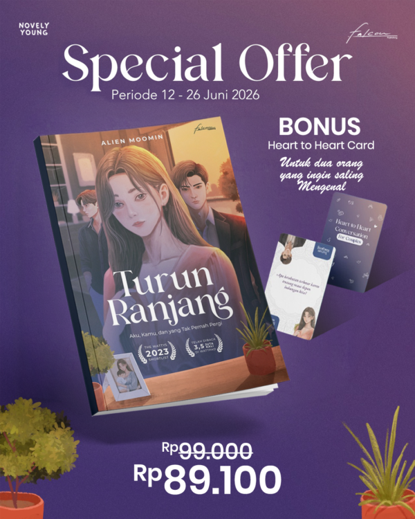 novel turun ranjang alien moomin falcon publishing gratis biaya packing