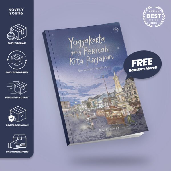 novel yogyakarta yang pernah kita rayakan raisyamq redswan books (bonus standing paper)