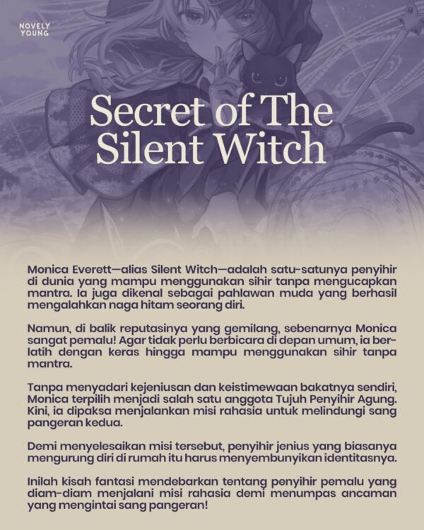 novel secrets of the silent witch 1 matsuri isora kadokawa gratis biaya packing