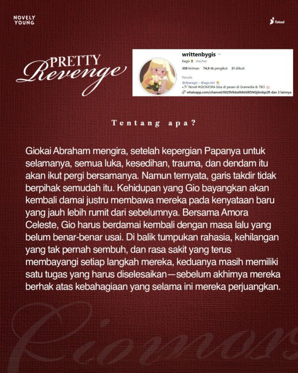 novel pretty revenge tri agisnita tekad gratis biaya packing