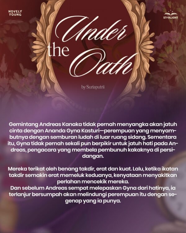 novel under the oath suria putri starlight books gratis biaya packing