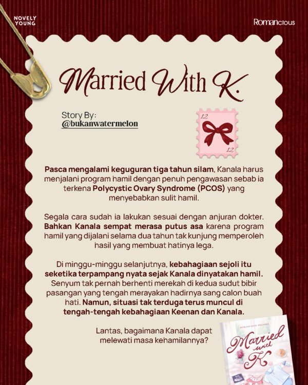novel married with k bukanwatermelon romancious gratis biaya packing