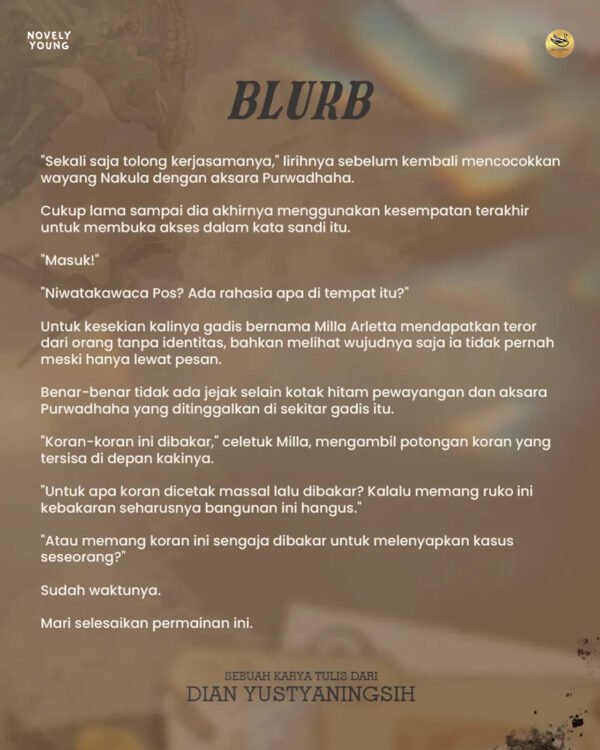 novel kata sandi dian yustianingsih blackswan books gratis biaya packing