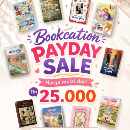 promo novel bookcation payday sale penerbit cloudbooks & rainbooks gratis biaya packing