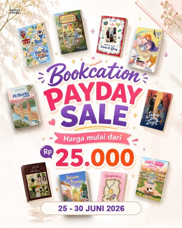 promo novel bookcation payday sale penerbit cloudbooks & rainbooks gratis biaya packing