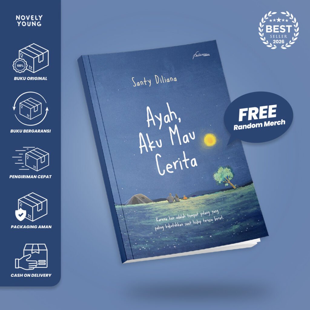 buku ayah, aku mau cerita santy diliana falcon publishing gratis biaya packing