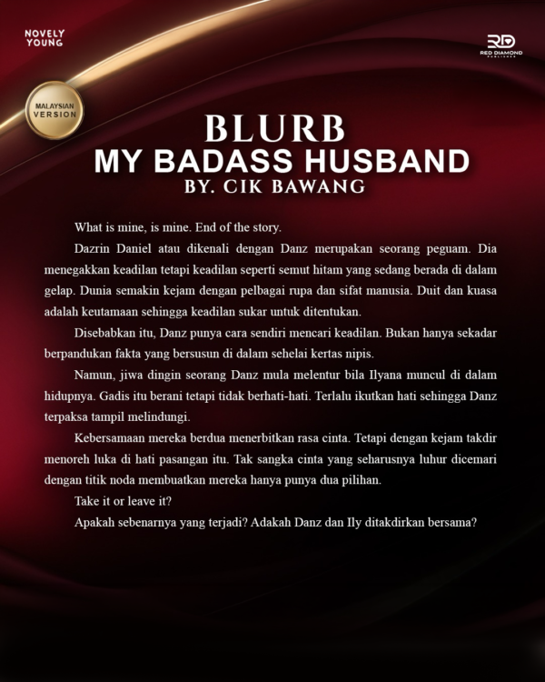 novel my badass husband cik bawang red diamond gratis biaya packing
