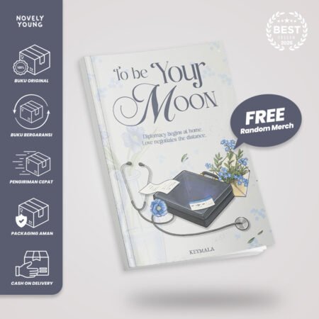 novel to be your moon keymala dreamer books gratis biaya packing (bonus standing paper)