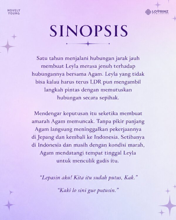 novel agam 2 : just want you anzeli lovrinz gratis biaya packing